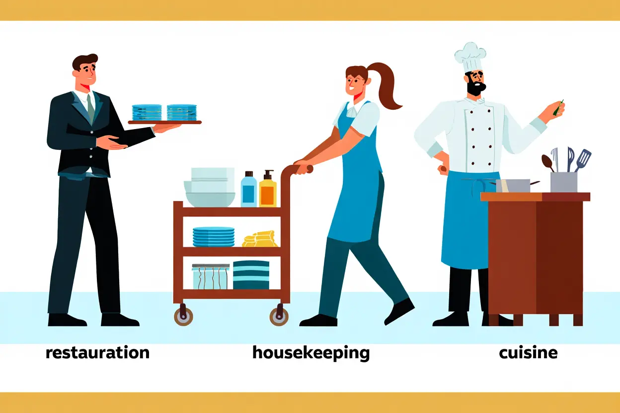 Professionnels des métiers de l'hôtellerie-restauration